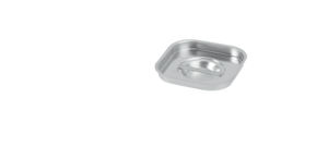 Coperchio GN in acciaio inox 1/6