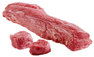 Fresh beef fillet