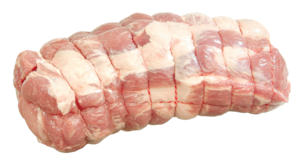 Coppa di maiale fresca arrotolata