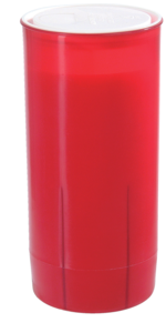 Bougie veilleuse avec huile rouge
