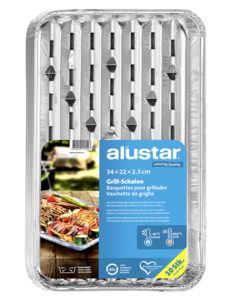 Alustar Grillschale Extra Stark Griff 5x