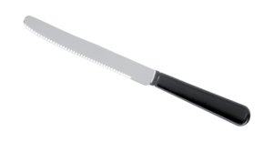 Coltelli da tavola con manico nero