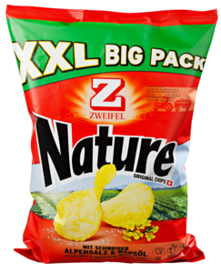 Zweifel Original Chips Poulet im Chörbli XXL 380g