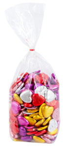 Milk chocolate hearts