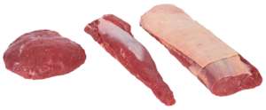 Aloyaux de bœuf frais