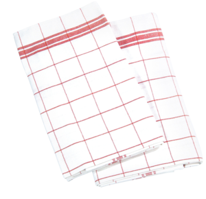 Linge de cuisine rouge