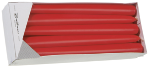 Bougie Etoile 22x240 mm Rouge 10x