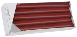 Bougie Etoile 22x240mm Rouge Antique 10x