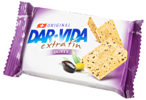 Dar-Vida Cracker alle olive 4 porzioni 184g
