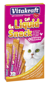 Liquid cat treat with chicken