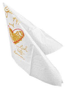 Serviettes Cordiale Bienvenue