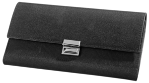 Kellnerbörse aus schwarzem Nylon