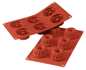 Brioche 6er-Form Silikon