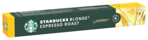 Starbucks Blonde Espresso Roast Nespresso 10 capsule