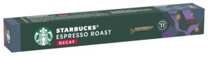Starbucks Espresso Roast decaffeinato 10 capsule compatibili Nespresso