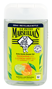 Organic mandarin & lime shower gel