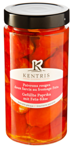 Peppers stuffed with feta