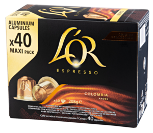 L'OR Espresso Colombia Andes 40 capsules