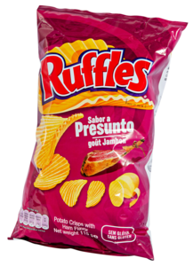 Ham flavored chips