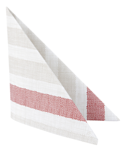 Serviette Dnl Rigato Bordeaux 40 cm 45x
