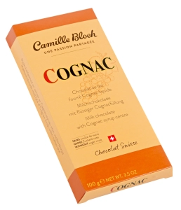Camille Bloch Tavoletta di cioccolato con cognac 3x100g
