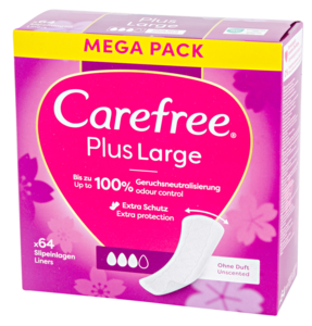 Carefree Plus Large Slipeinlagen