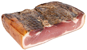 High-quality raw ham