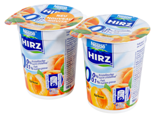 Nestlé Hirz Yogurt 0% Albicocca Hirz 2x180g