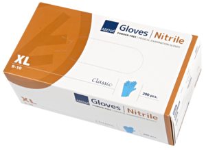Handschuhe Nitril blau