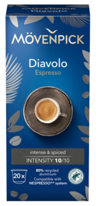 Mövenpick 20 Capsules de café Diavolo