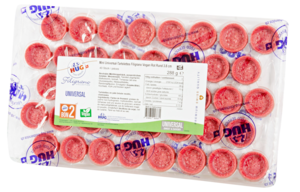 Mini-Tartelettes rot rund