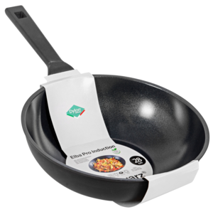Padella wok in alluminio forgiato