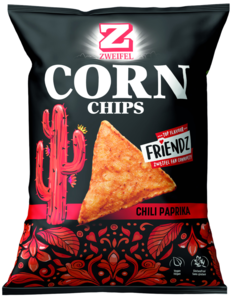 Zweifel Corn chips croccanti al gusto chili e paprika di
