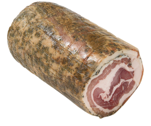 Pancetta with pepper