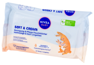 Nivea Salviettine Baby Soft & Cream 4x57