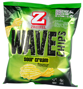 Zweifel Chips ondulate Sour Cream 120g