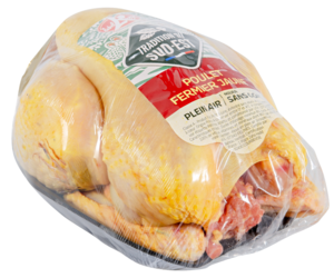Pollo ruspante giallo fresco