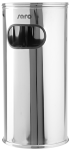 Poubelle avec Cendrier Inox