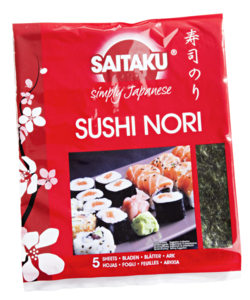 Saitaku Feuilles de nori pour sushi 5 pièces