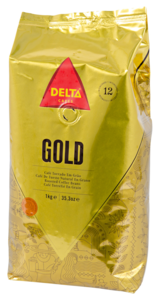 Gold coffee beans