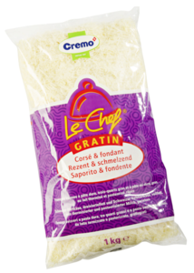 Formaggio grattugiato per gratin