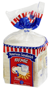 Crustless plain sandwich bread