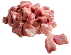 Ragoût de porc frais