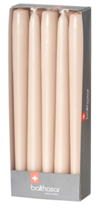 Bougie Etoile 22x240 mm Taupe 10x