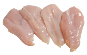 Filets de poulet jaune fermier frais