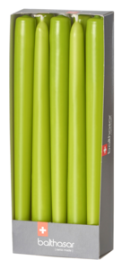 Bougie Etoile 22x240 mm Vert Tilleul 10x