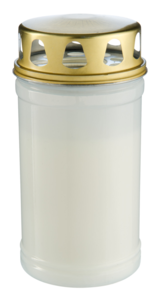 Bougie Illumination avec Couvercle Blanc