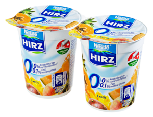 Nestlé Hirz Yogurt Exotic-Cocktail 0% grassi 2x180g