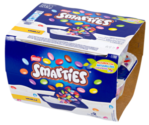 Nestlé Yogurt alla vaniglia con smarties 2x120g