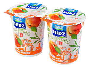 Nestlé Hirz Yogurt alle albicocche del Vallese 2x180g